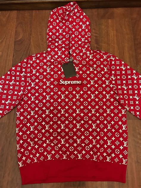 dep lv x supreme|supreme x louis vuitton hoodie.